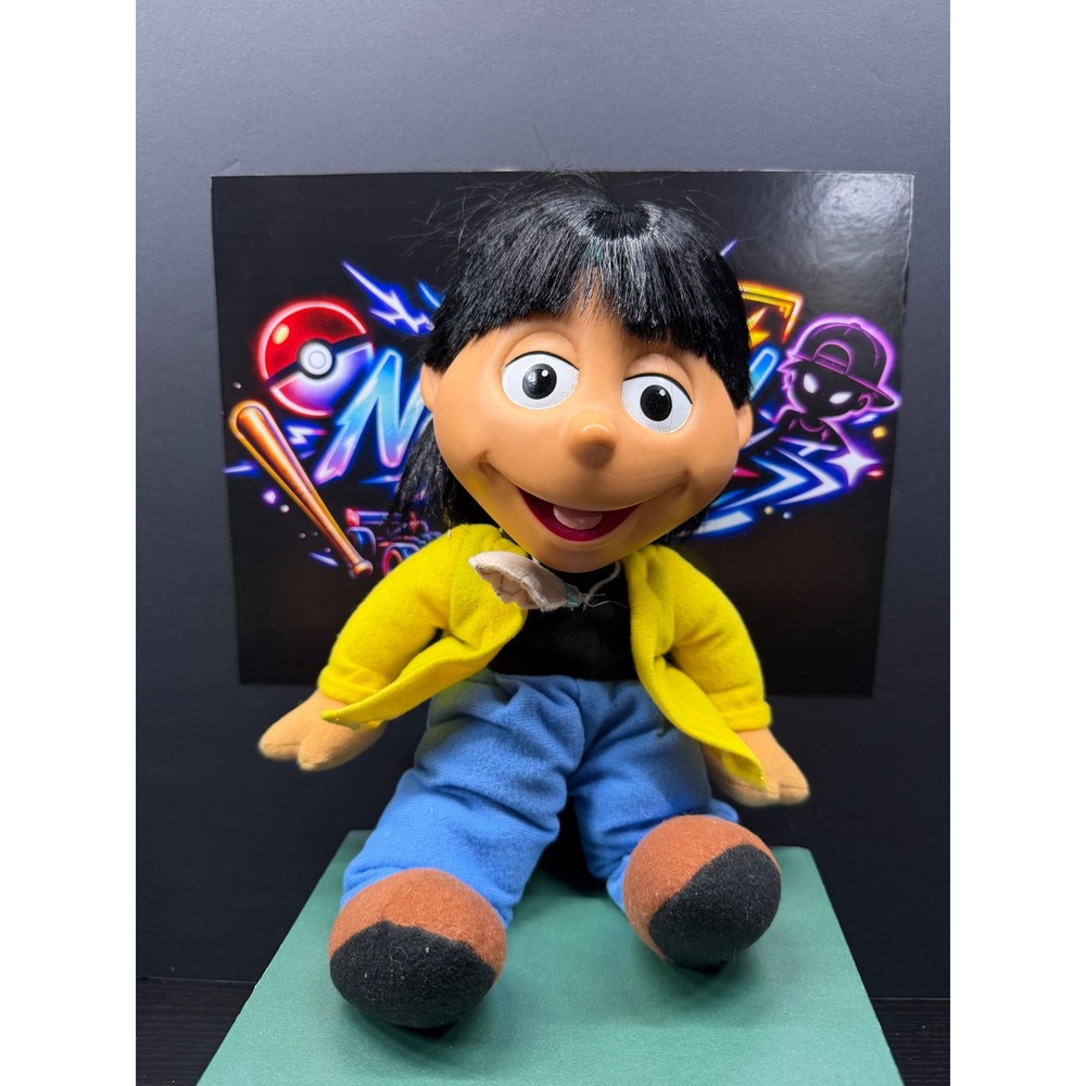 Vintage 1994 Fisher Price Puzzle Place Ben Plush Doll Vinyl Face 90s Toy